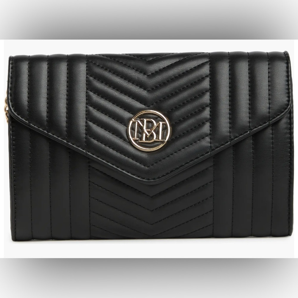 Badgley Mischka Chevron Quilted Crossbody NWT